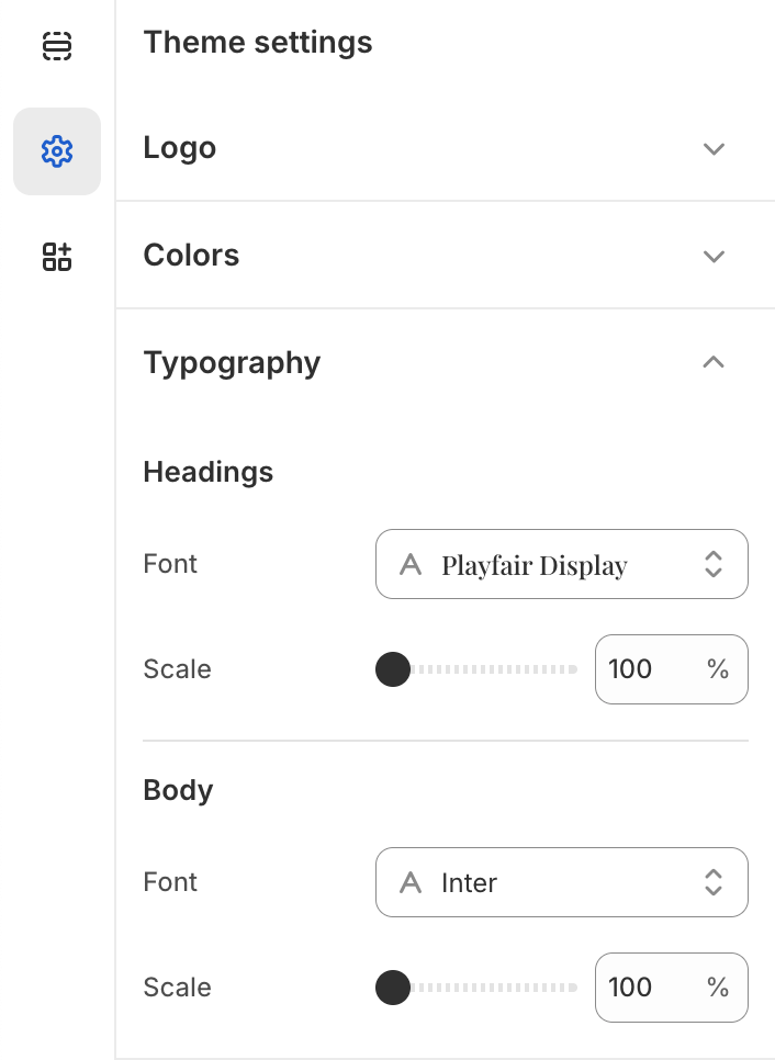 Typography Configuration
